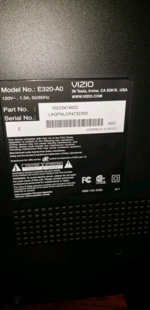 Vizio 32 Inch Tv User Manual